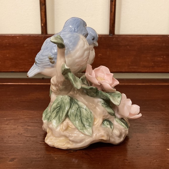 Porcelain birds and nest music box - Picture 4 of 8